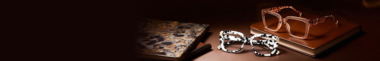 Lunettes à monture en écaille de tortue
