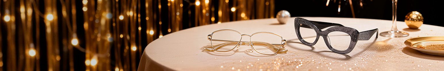 eyeglasses with pearls