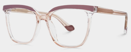 Carrées Violettes TR90 Lunettes1
