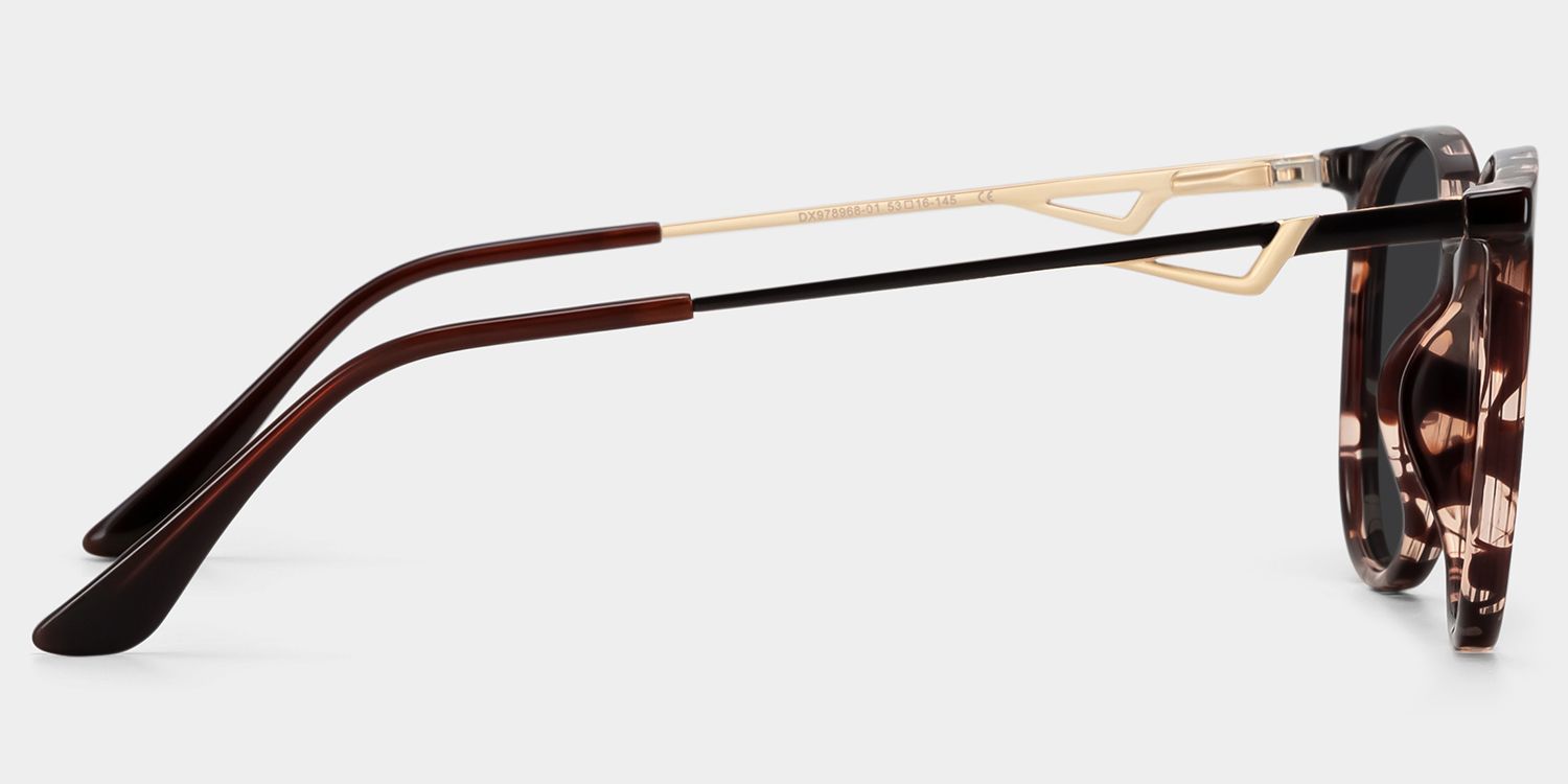 Lunettes de soleil polarisées de conduite Round Tortue Chanty | ZEELOOL3