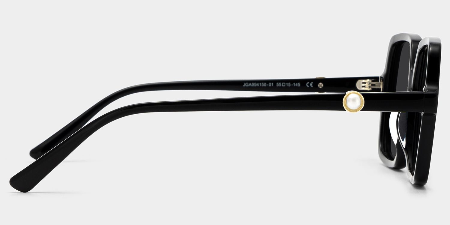 Commander des lunettes à monture carrée noires Elena en ligne | ZEELOOL3