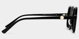 Lunettes carrées noires Elena3