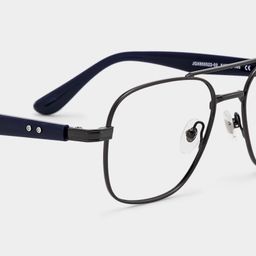 Lunettes aviateur noires4