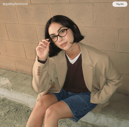 Everly Ovale Tortue Lunettes10