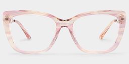 Papillon Acétate Rose Lunettes1