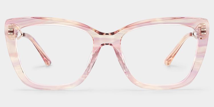 Papillon Acétate Rose Lunettes