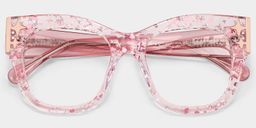 Minfia Carré Rose Lunettes2