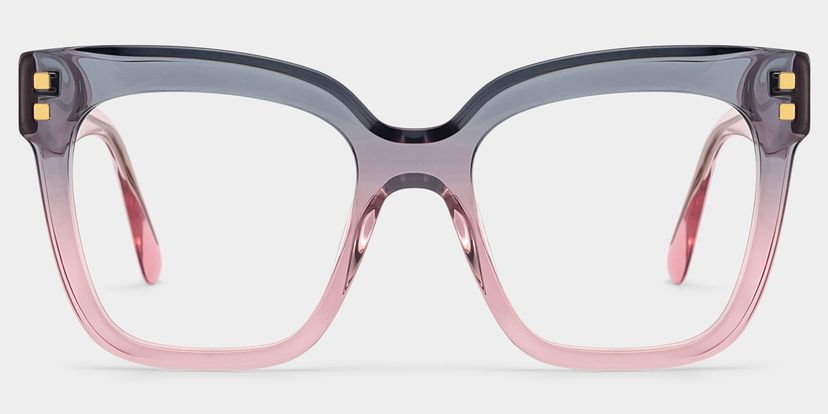 Minguela Carré Gris Rose Lunettes