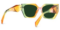 Géométrique Multicolor Plastique Solaire2