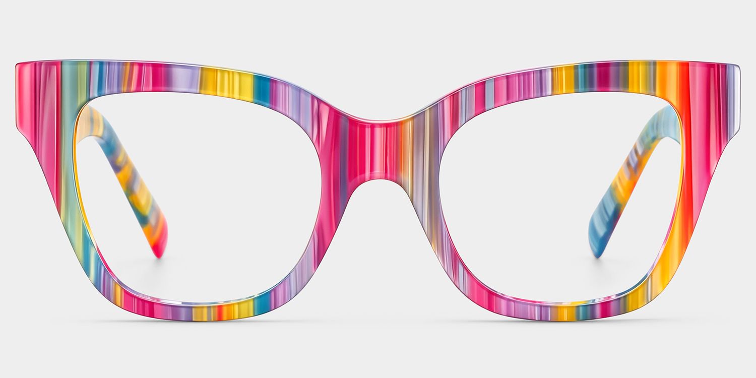 Nereyda Bonbons Couleur Lunettes Skittles | Zeelool Optique0