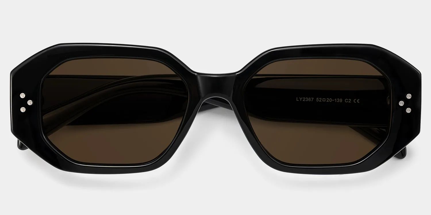 Tara Noir Rectangle Solaires3