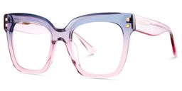 Minguela Carré Gris Rose Lunettes5