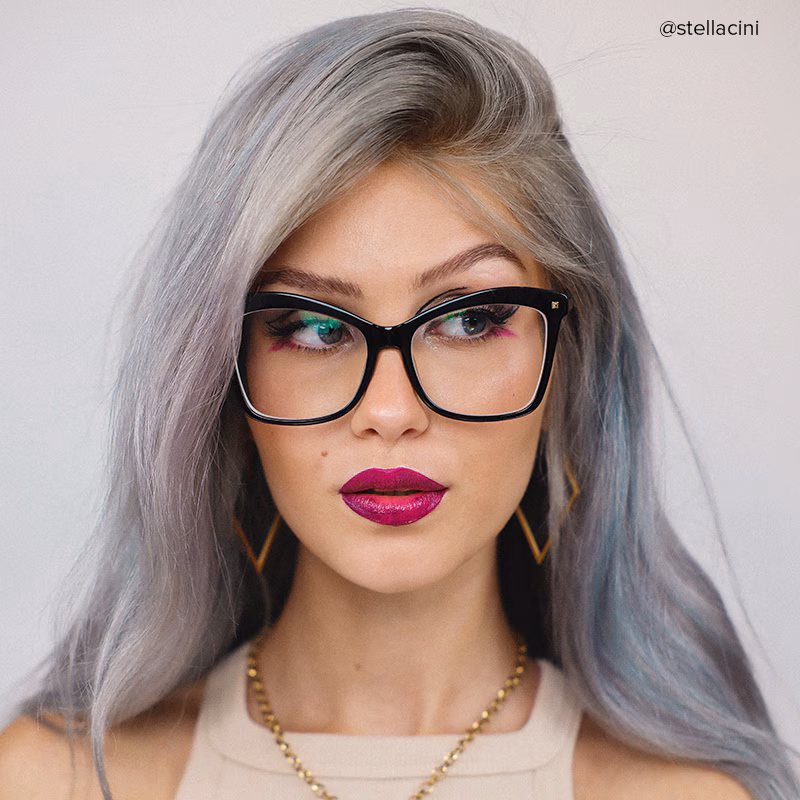 Isaebella Noir Papillon Lunettes5