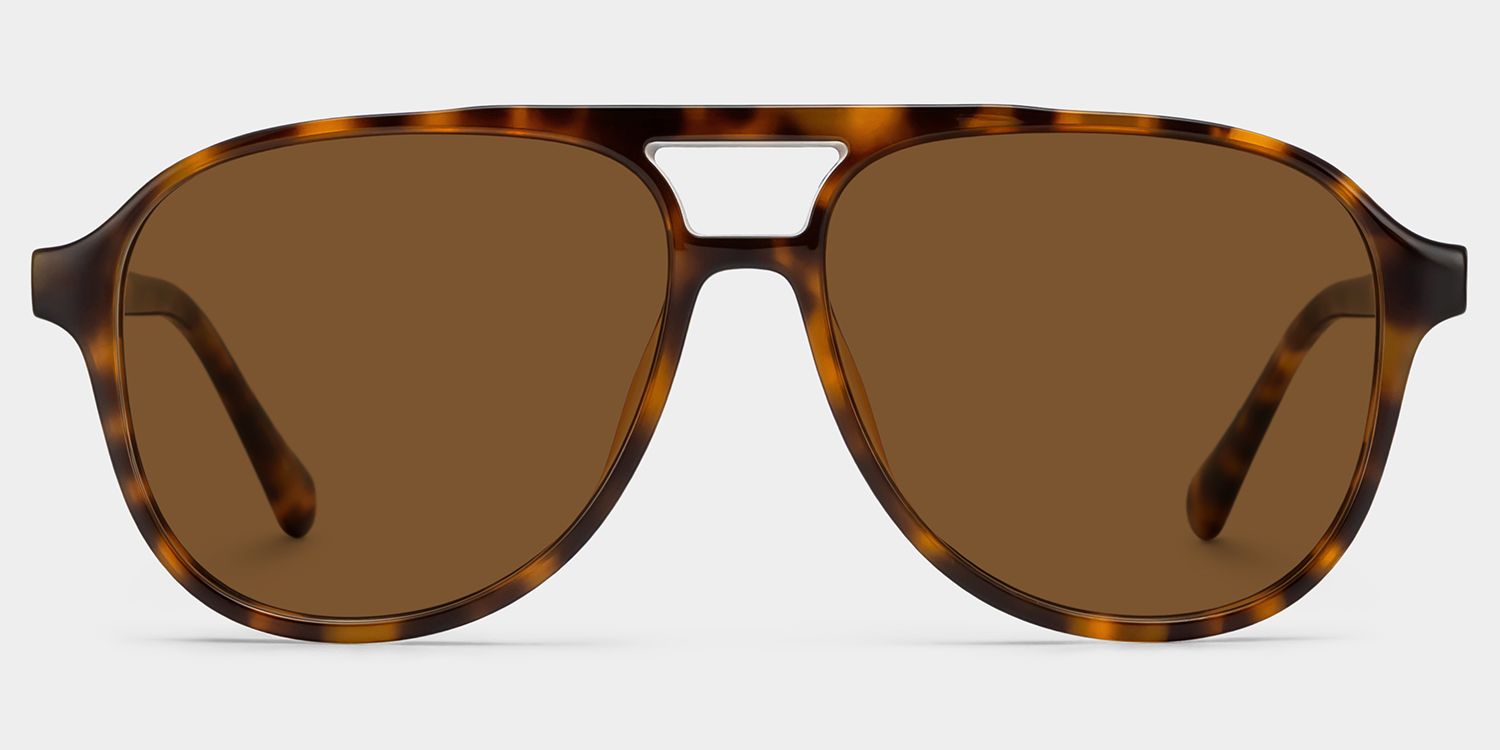 Lunettes aviateur écaille de tortue Luna | Légèreté Athleisure0