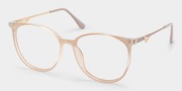 Lunettes rondes roses Chanty3
