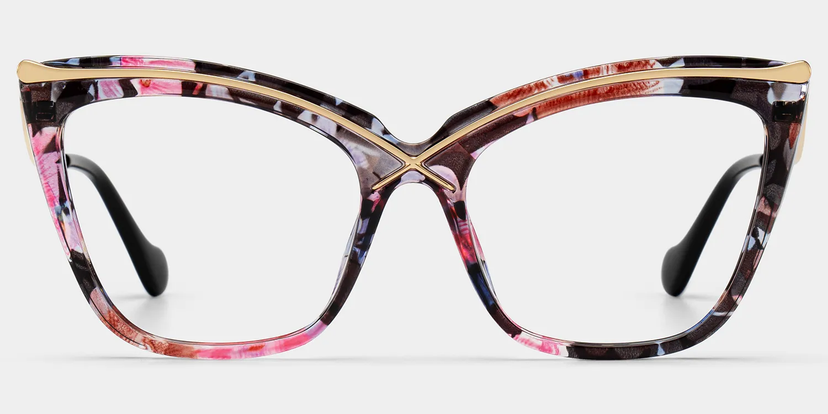 Papillons Floral Lunettes