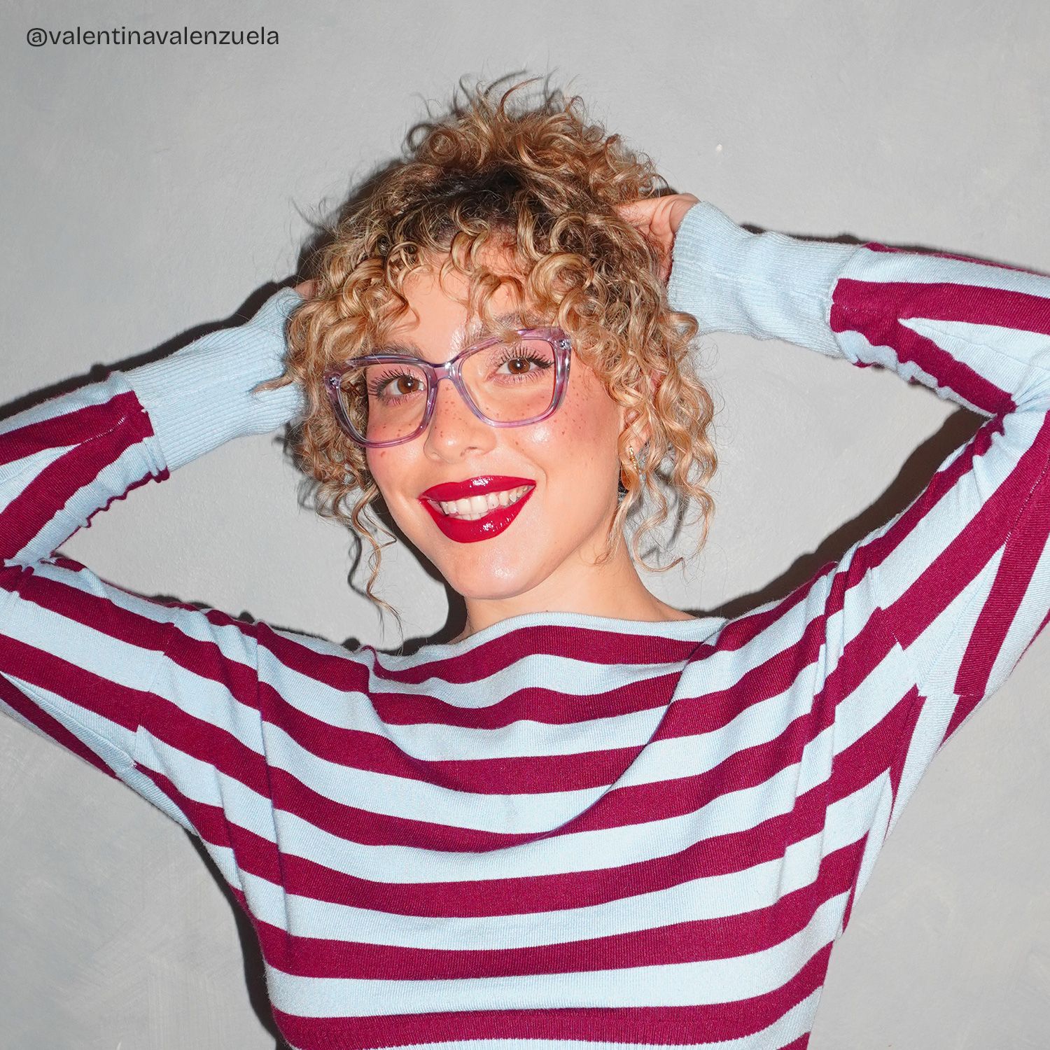 Remi Papillon Acétate Violet Lunettes6