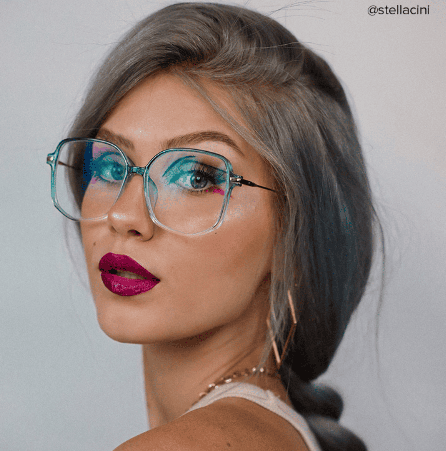 Payton Vert Géométrique Lunettes7