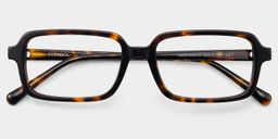 Danielle Tortue Rectangulaire lunettes2