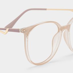 Lunettes rondes roses Chanty5