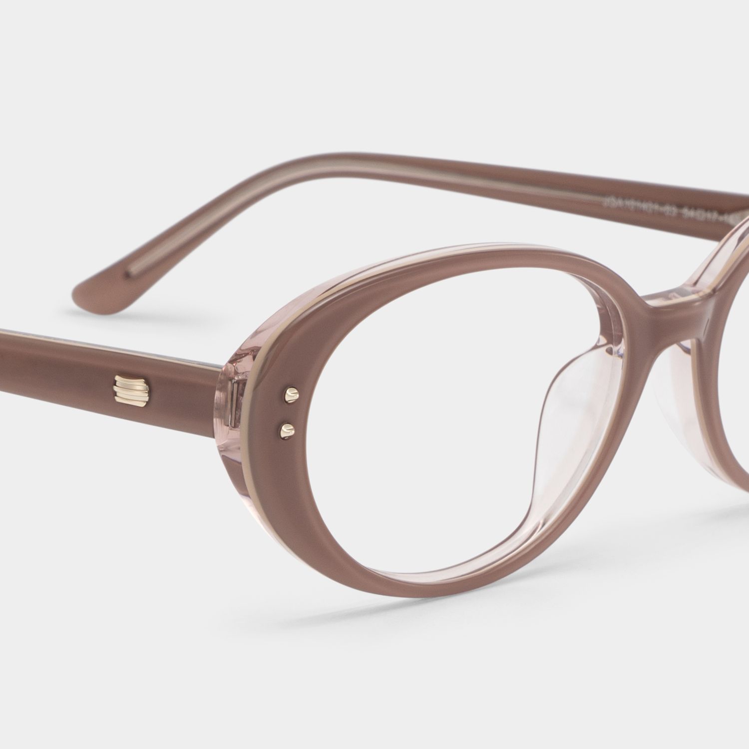 Lennon Marron Ovale Lunettes4