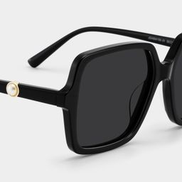 Lunettes carrées noires Elena4