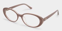 Lennon Marron Ovale lunettes2