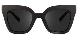 Malcolm Noir Carré lunettes de soleil0