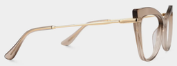 Cat Eye Acétate Beige Lunettes2