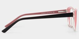 Fidelia Noir Rose Cateye Lunettes4