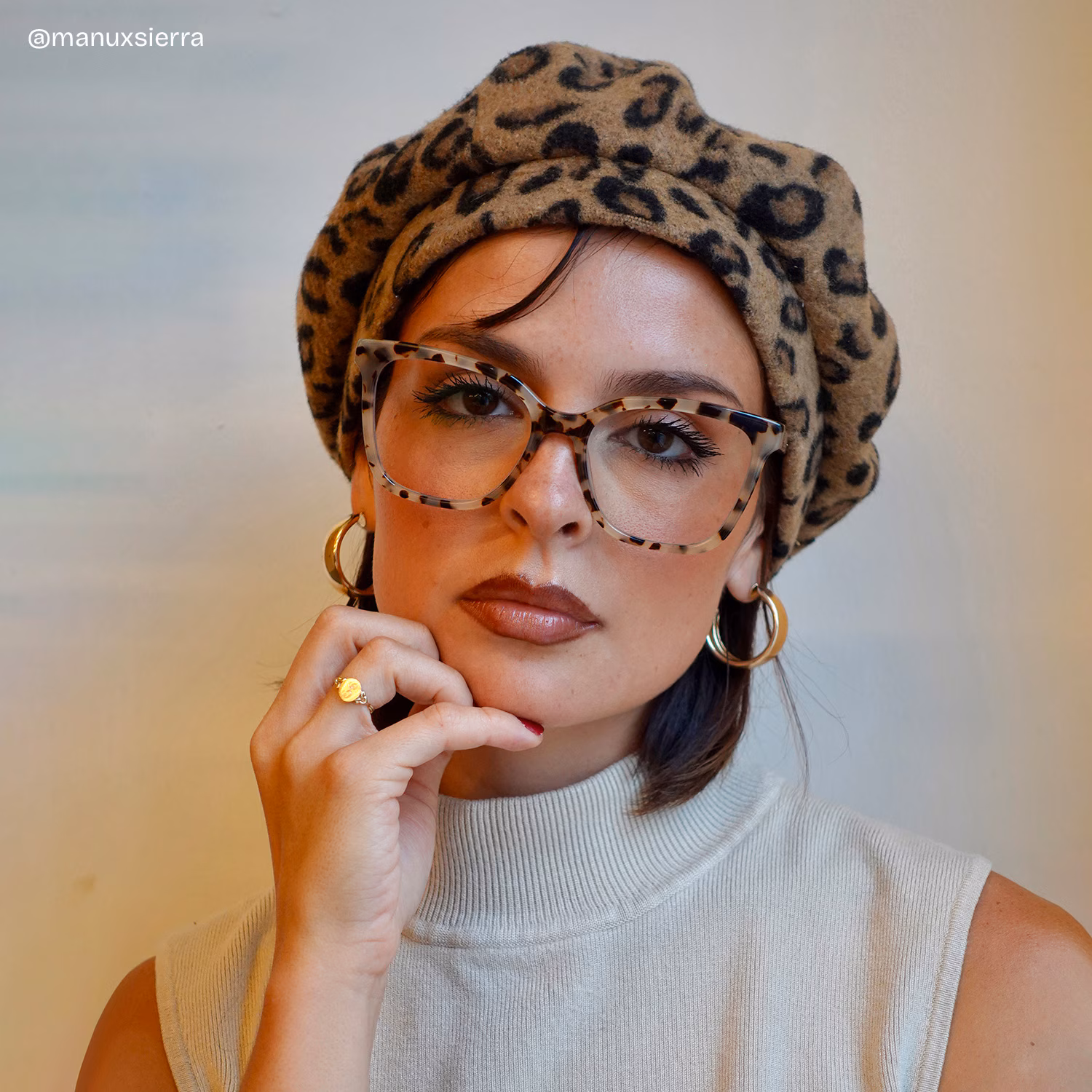 Sage Rectangulaire Tortue Lunettes9