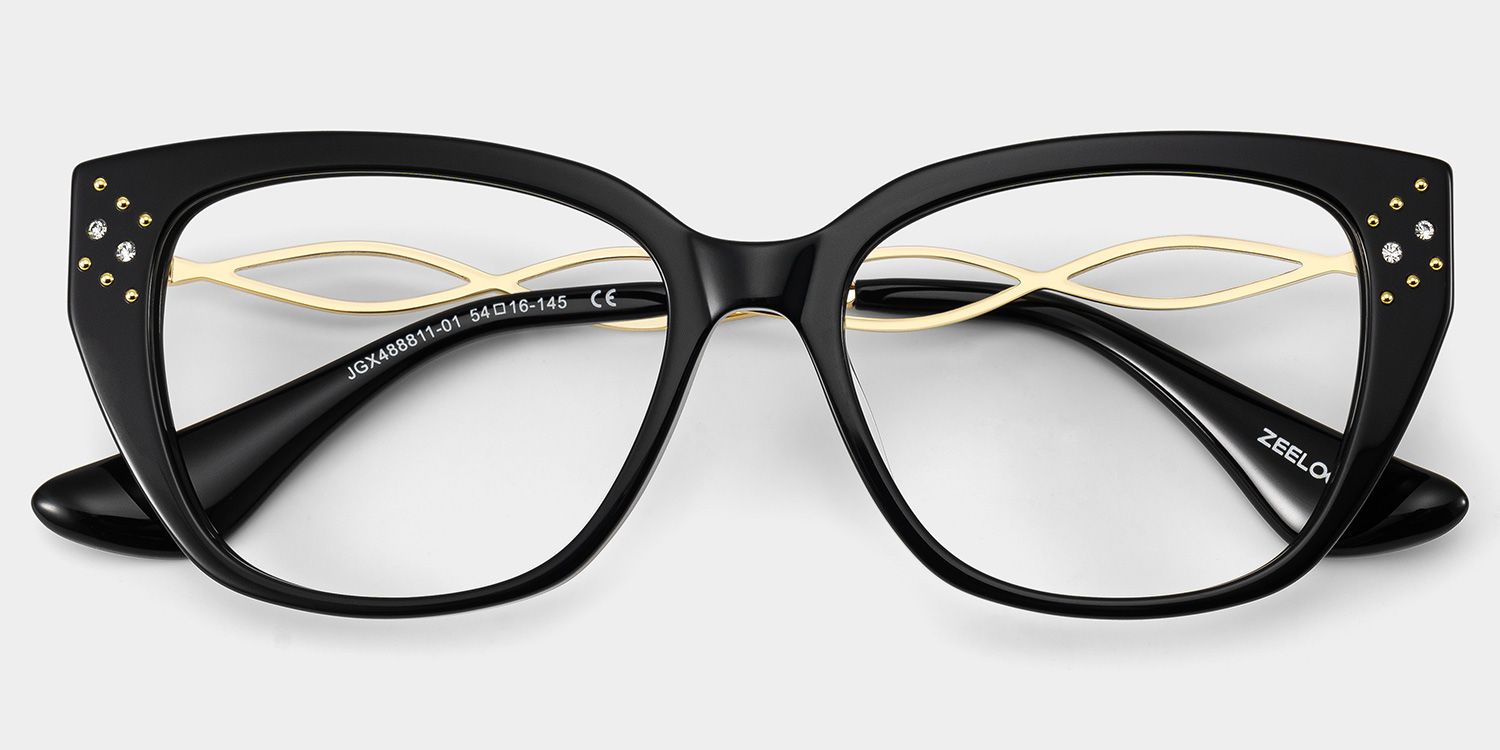 Alma Papillon Noir Lunettes3