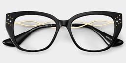 Alma Papillon Noir Lunettes3