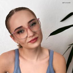 Lunettes rondes rose et vert Babbage7