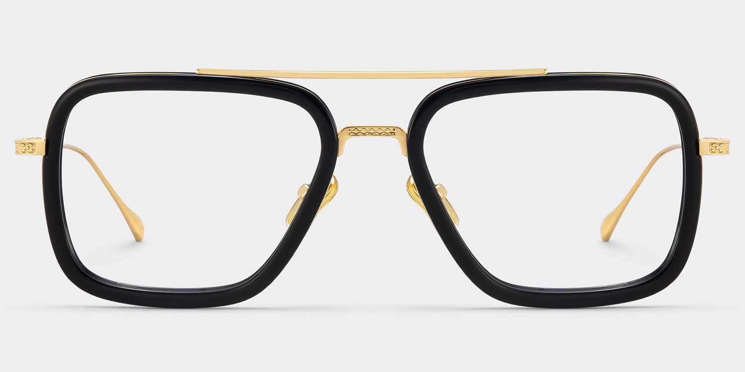 Gifford Noir Aviateur Lunettes0