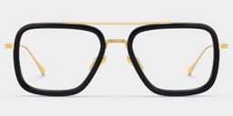 Gifford Noir Aviateur lunettes0