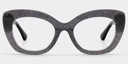 Mireille Papillon Noir Lunettes1