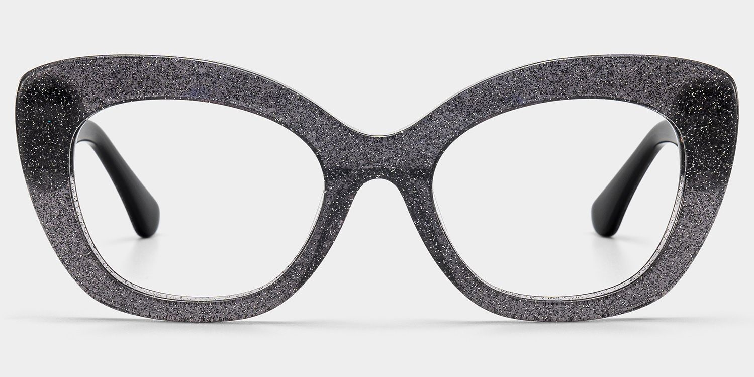 Mireille Papillon Noir Lunettes1