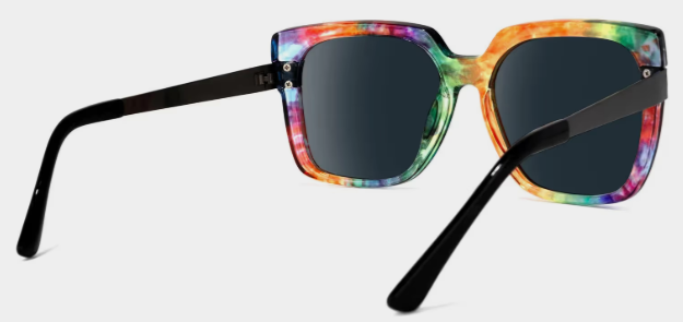 Yaida Carré Multicolor Plastique Solaire3