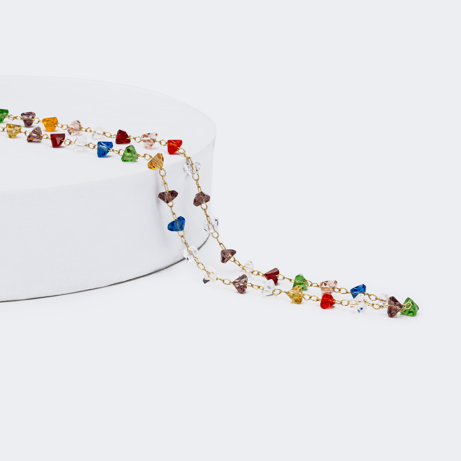 Nouvelles Chaînes Pour Lunettes En Cristal Coloré bonne-image