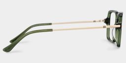 Asher Vert Rectangulaire lunettes3