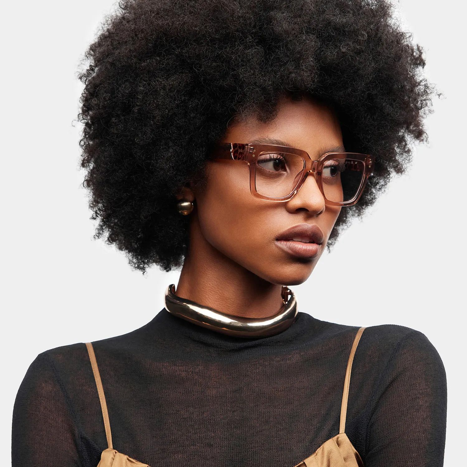 Caius Carré Beige Lunettes7