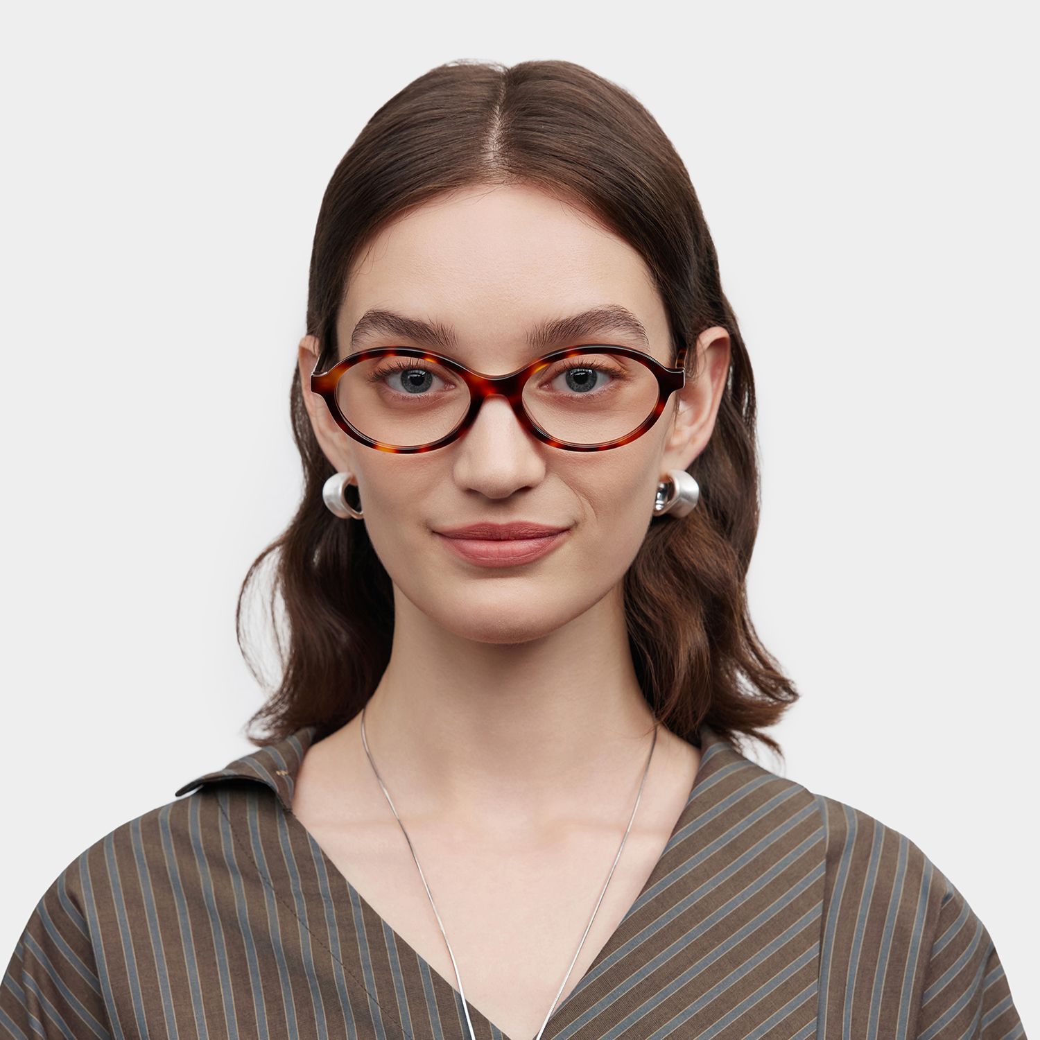 Everly Ovale Tortue Lunettes8
