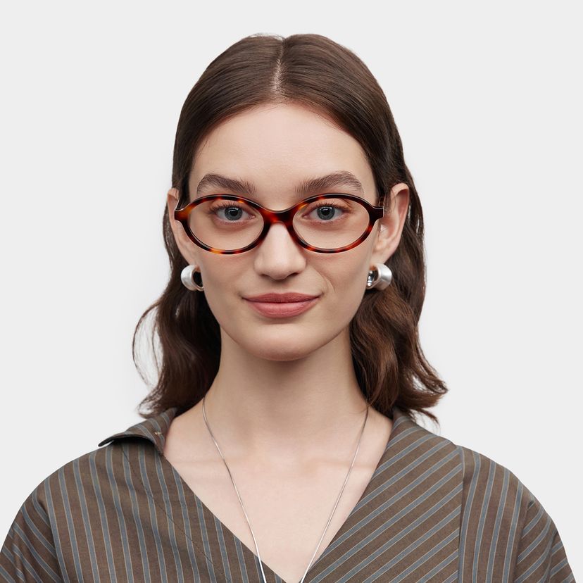 Everly Tortue Ovale lunettes