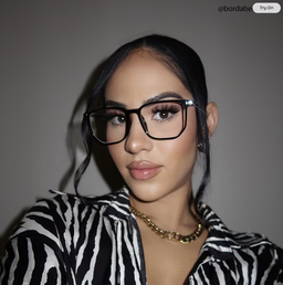 Fezell Noir Carré lunettes9