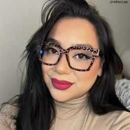 Taylor Or Léopard Carré lunettes5