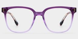 Carrées Violettes TR90 Lunettes1