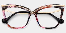 Papillons Floral Lunettes2