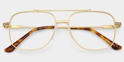 Poppy Or Aviateur lunettes1