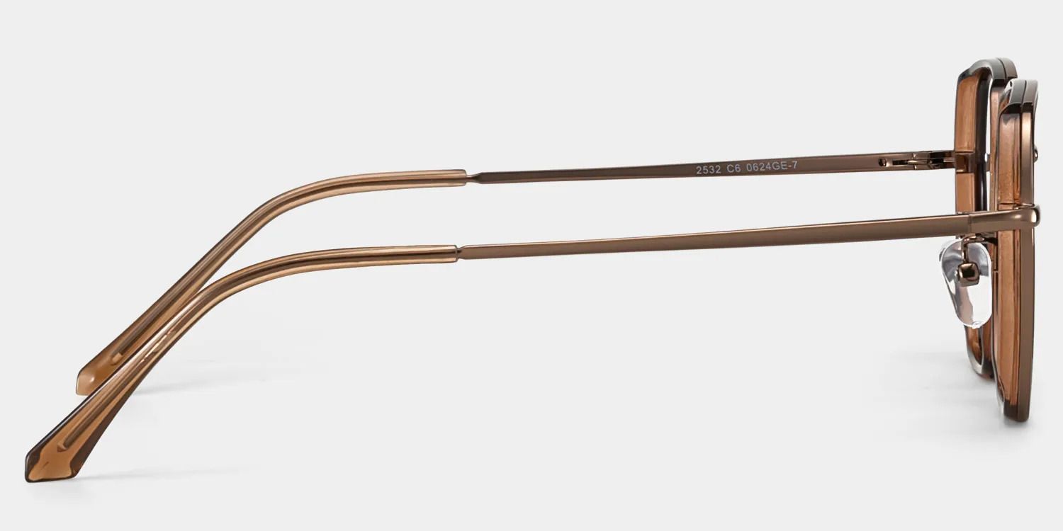 Lunettes géométriques marron Arden3